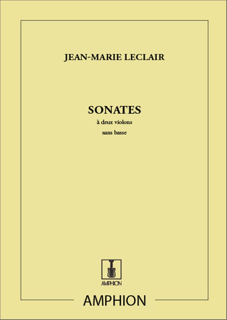 Sonates 2 Violons